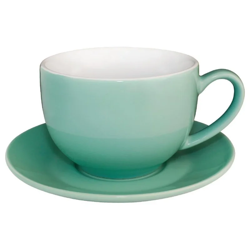 Promotion Tasses à cappuccino Olympia Café vertes 340 ml (lot de 12)