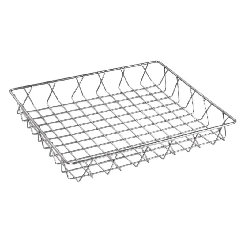 Panier de présentation inox Olympia 350 x 300 x 50mm Dernier Modèle