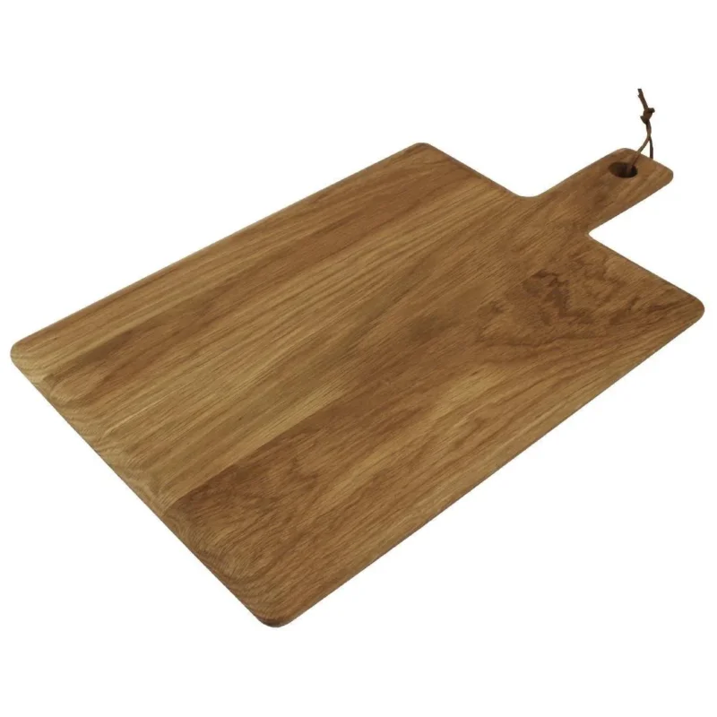 Grande planche carrée en chêne Olympia 350x260x15mm manche 110mm Satisfait Ou Remboursé