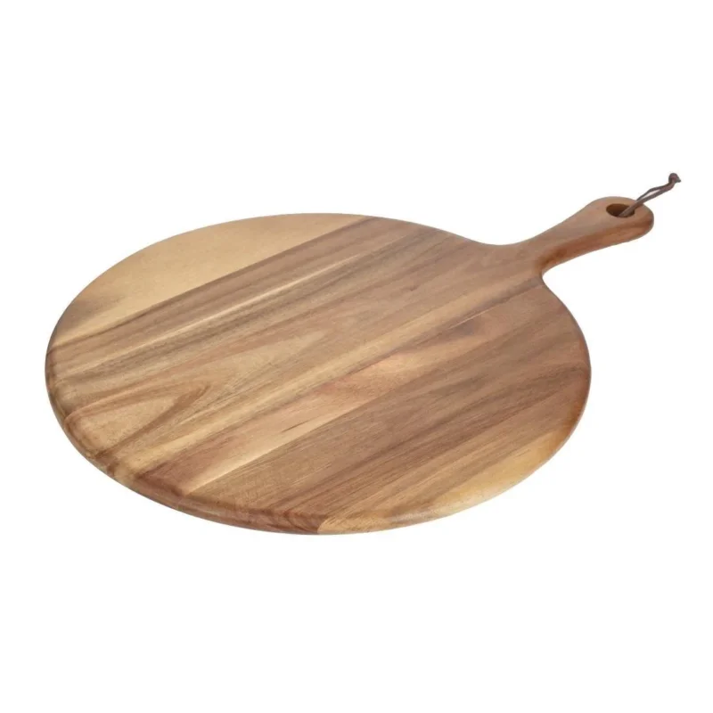 Planche en acacia ronde Olympia 355mm Bon Plan