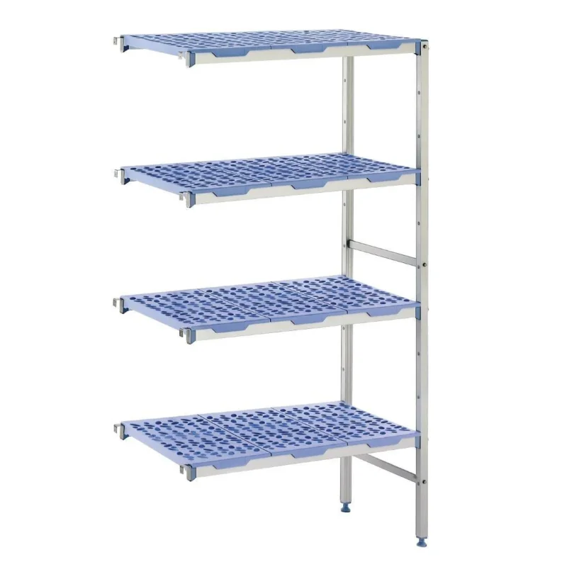 Dernier Modèle Rayonnage modulaire en angle 4 niveaux Tournus 400 x 1453mm