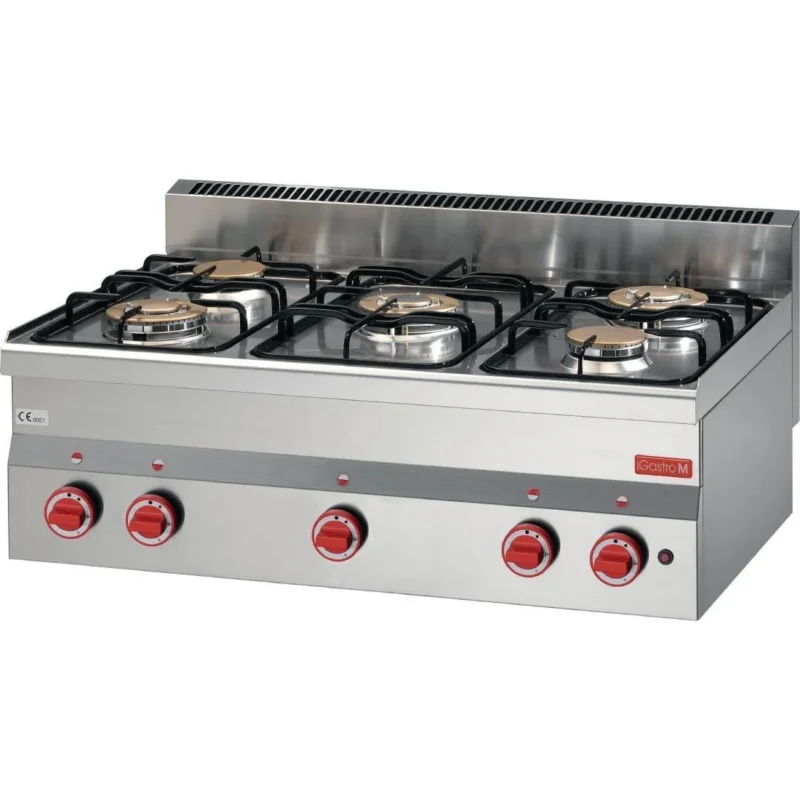Fourneau gaz à poser 5 feux Gastro M 600 60/90PCG Commande En Gros