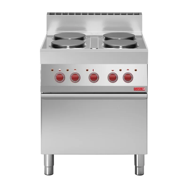 Promotion Saisonnière Fourneau électrique 4 plaques Gastro M 650 sur four électrique à convection