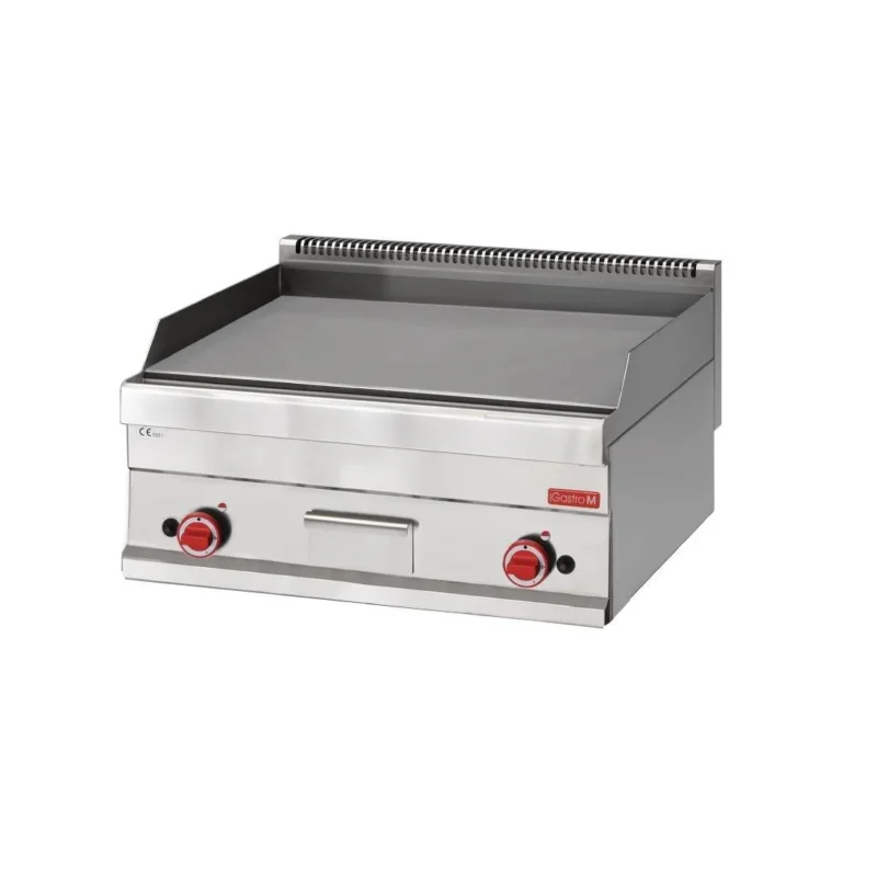 Quantité Limitée Plancha gaz plaque lisse chromée 65/70FTG-CR Gastro M 650