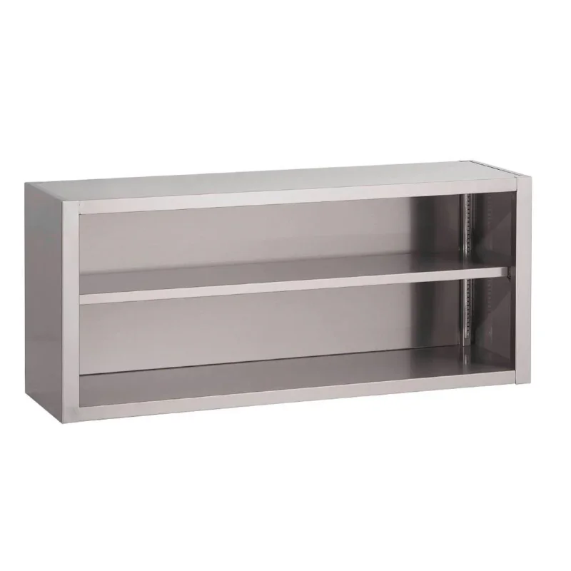 Placard ouvert mural inox Gastro M 1800 x 400 x 600mm Offre Du Jour