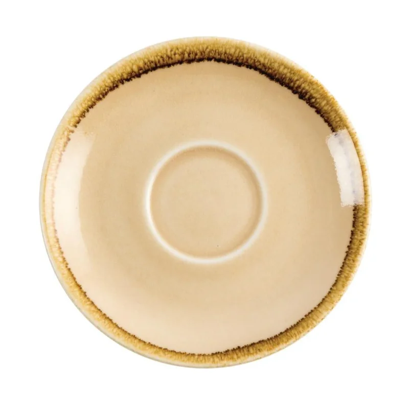 Soucoupe couleur sable Olympia Kiln pour GP330 140mm (Lot de 6) Usine Directe