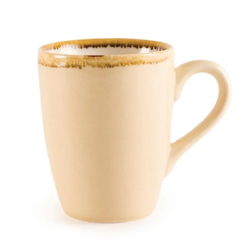 Mug couleur sable Olympia Kiln 340ml (Lot de 6) Dernier Modèle