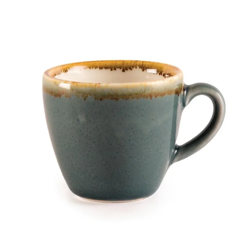 Réduction Tasse à espresso couleur océan Olympia Kiln 85ml (Lot de 6)