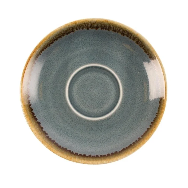 Remise Soucoupe couleur océan Olympia Kiln pour GP328 115mm (Lot de 6)