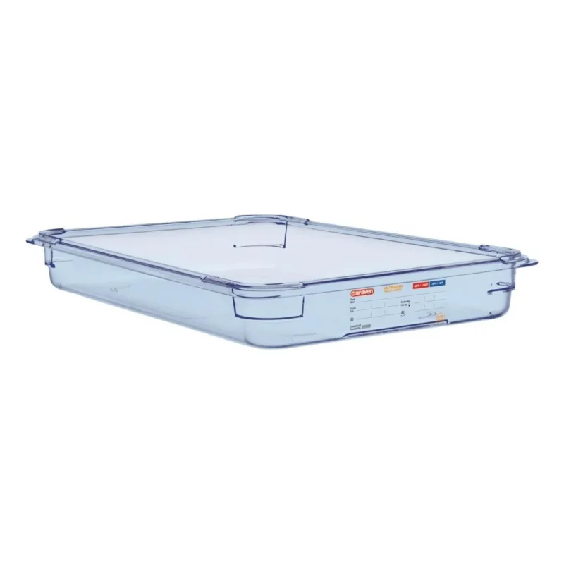 Boîte hermétique bleue en ABS sans BPA Araven GN1/1 65mm Vente Directe