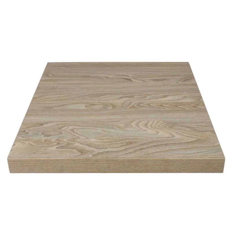 Plateau de table carré Bolero 600mm effet bois clair Promotion