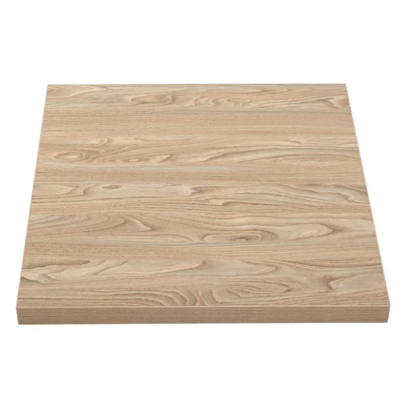 Satisfait Ou Remboursé Plateau de table carré Bolero 700mm effet bois clair
