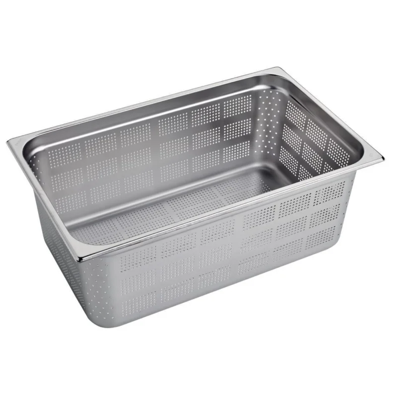 Dernier Modèle Bac inox perforé GN1/1 Gastro M 200mm