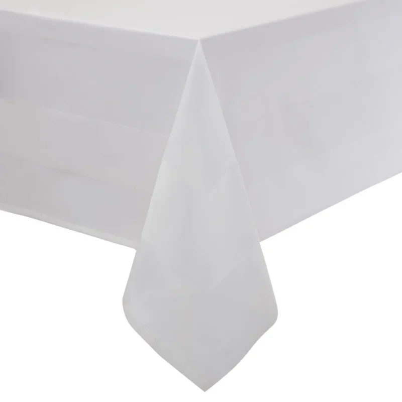 Solde Nappe blanche bande de satin Mitre Luxury 1370 x 1780mm