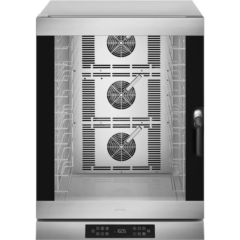 Commande En Gros Four à Convection à Air Pulsé avec Humidification Alfa - Ferrage à Gauche - 10 Niveaux 600 x 400