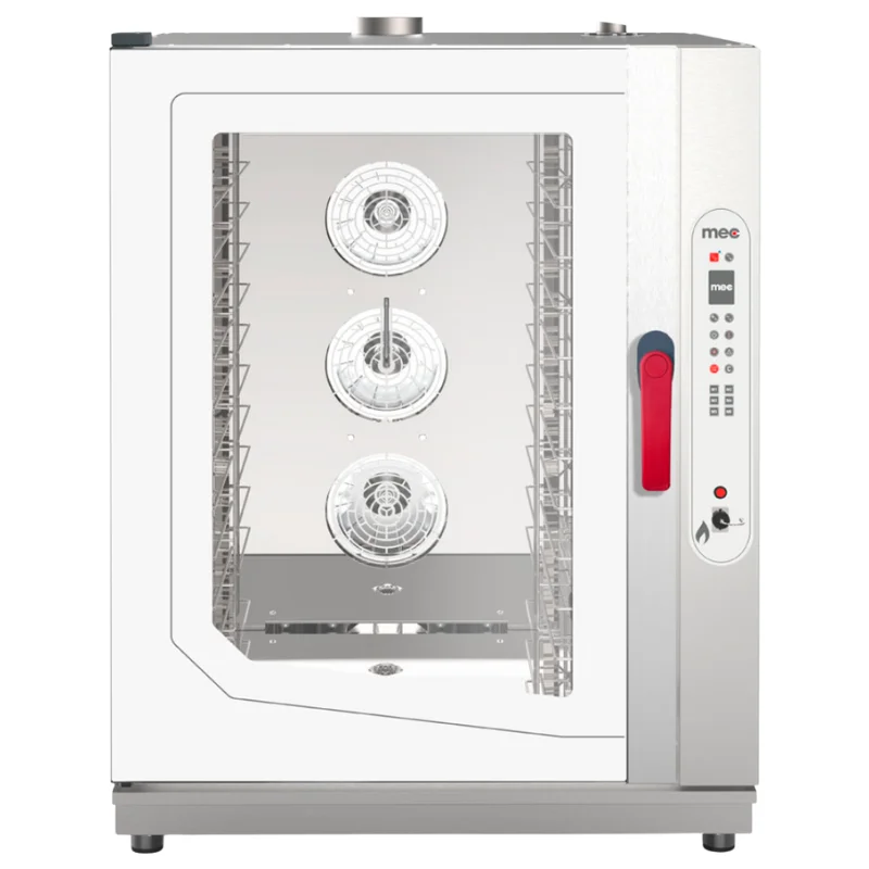 Four à Convection Gaz LCD Digitale avec Lavage Automatique Intégré - 6 x GN 1/1 Must-Have