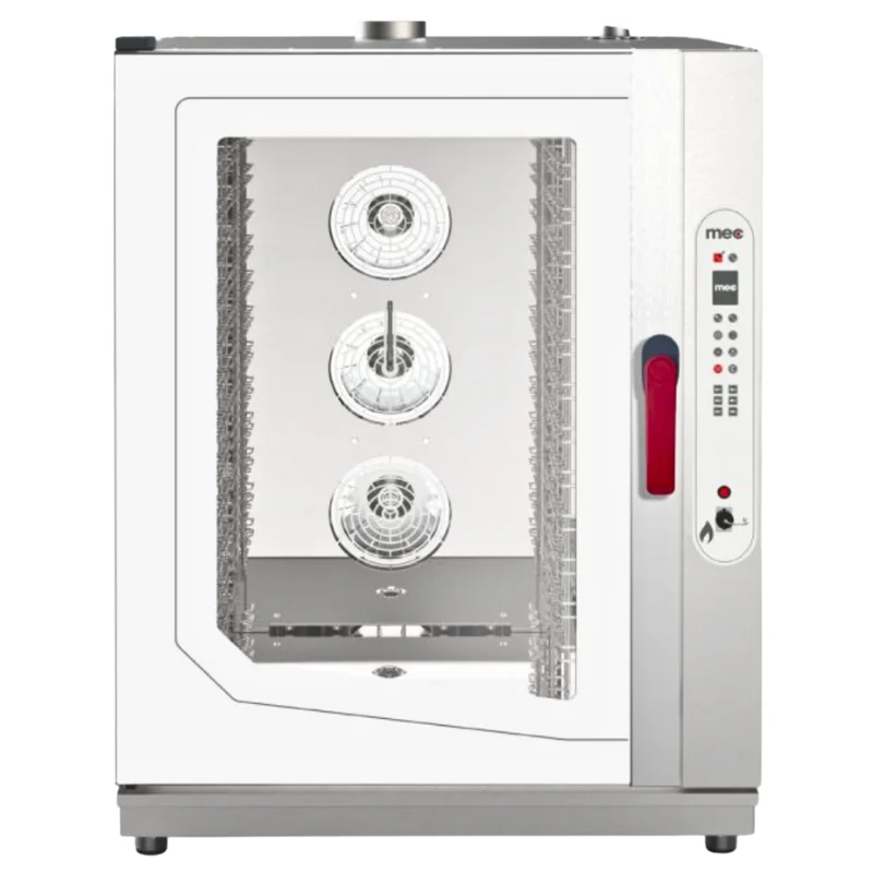 Four à Convection Digitale avec Lavage Automatique Intégré Gaz - 12 x GN 1/1 Certifié