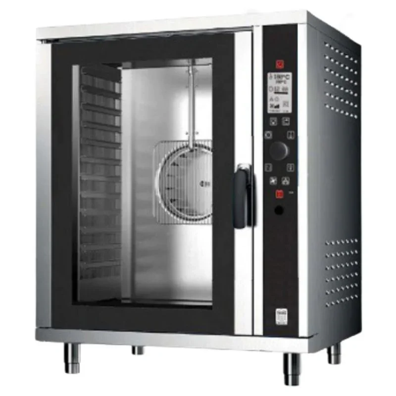 Quantité Limitée Four Mixte Professionnel Numérique LCD à Gaz - 10 Niveaux GN 1/1