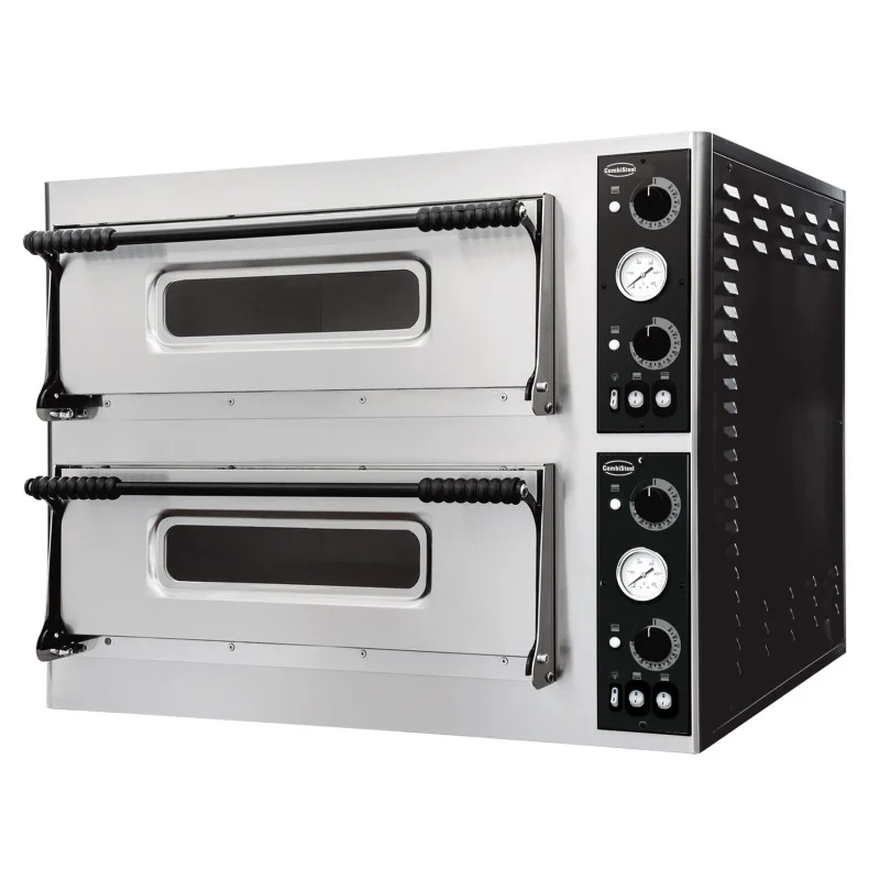 Four à Pizza à 2 Chambre - 2 x 6 Pizzas - 400 V Prix Cassé