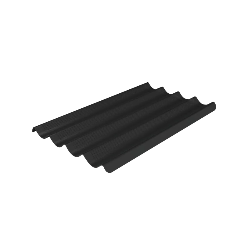 Plateau Noir à Pain - 5 Baguettes - L 600 m x P 400 mm Produit De Marque