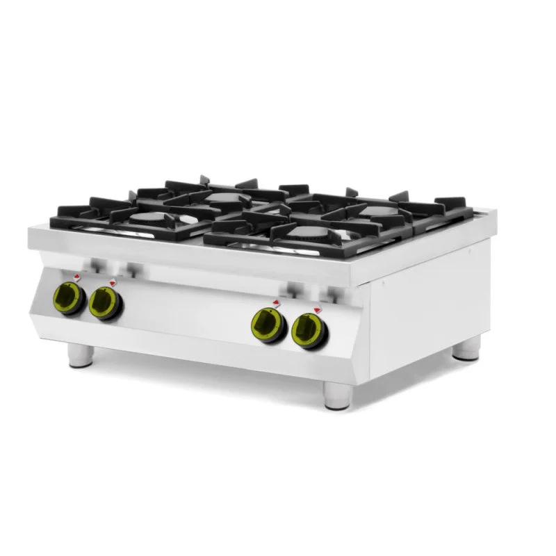 Table de Cuisson à Gaz Kitchen Line - 4 Feux Expédition Rapide