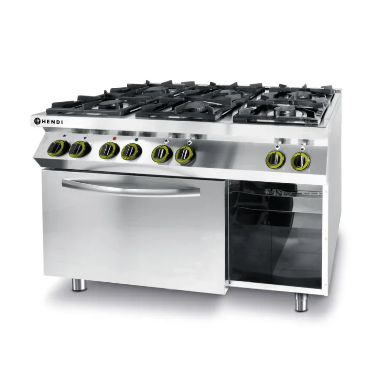 Fourneau Kitchen Line - 6 Feux avec Four à Convection Électrique GN 1/1 Promotion