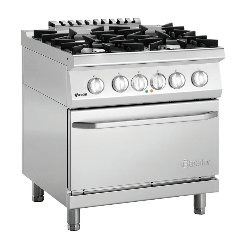 Fourneau Série 700 - 4 Feux & Four Electrique GN2/1 Promotion