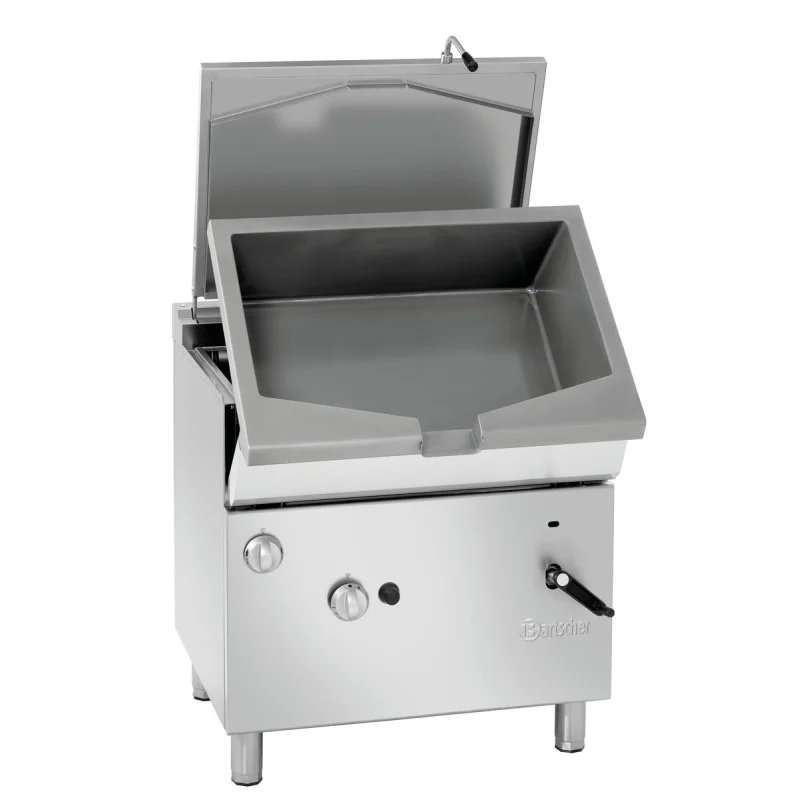 Retour Gratuit Braisière Basculante à Gaz Manuelle - 60 L