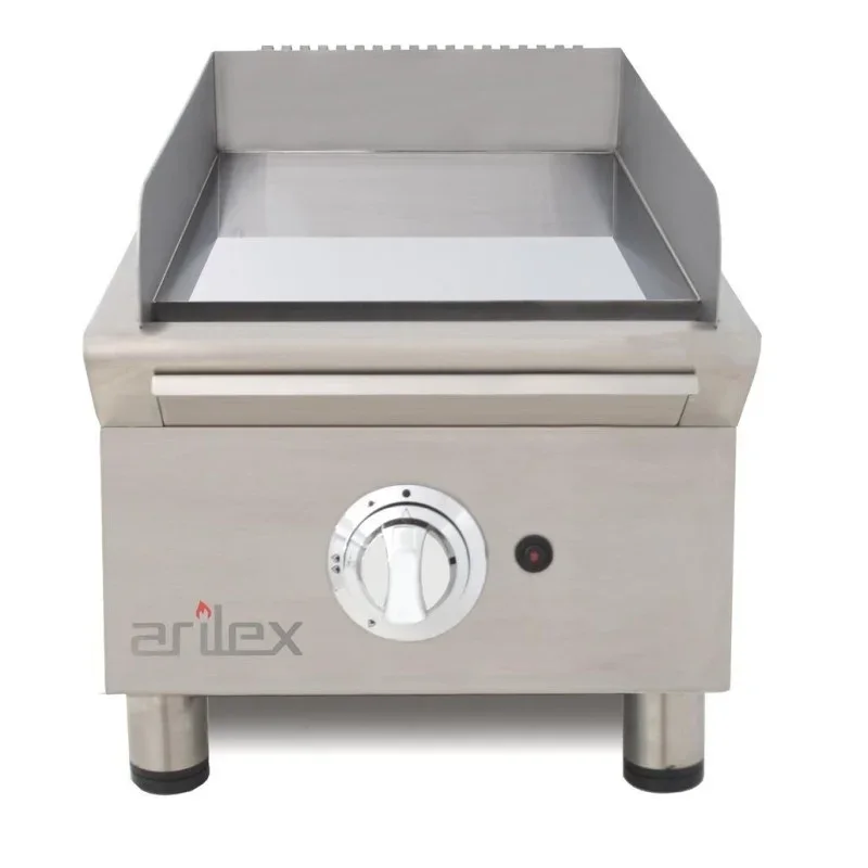 Vente Flash Plancha à Gaz Lisse Chrome Fry-Top 600 - 5500 W