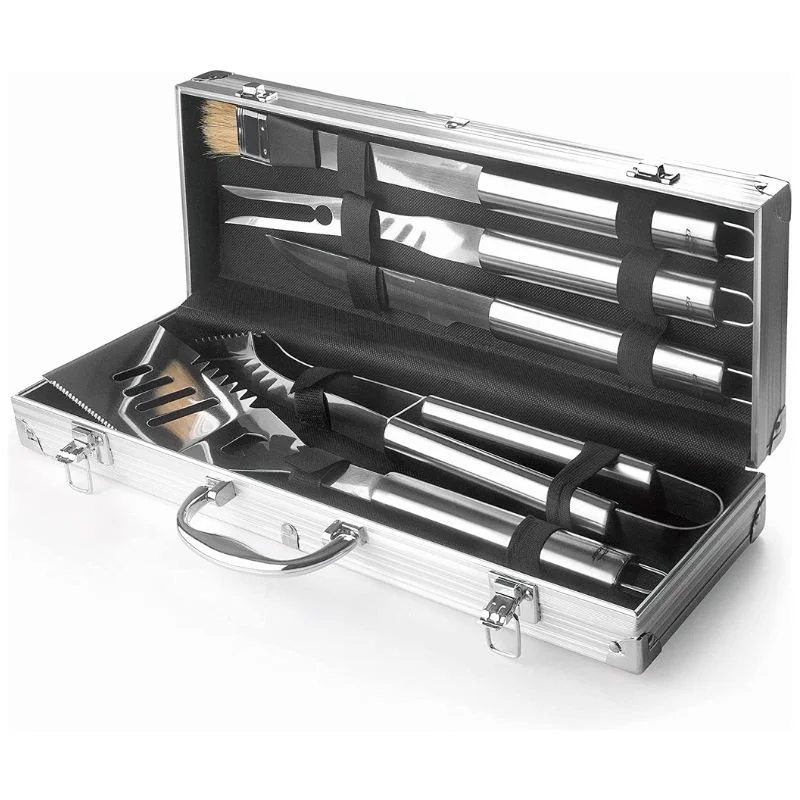 Petit Prix Mallette de Barbecue 5 Pièces
