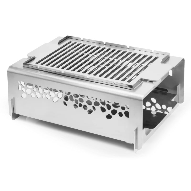 Retour Gratuit Barbecue sur table GrillBox en Inox
