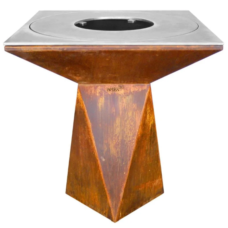 Commander Maintenant Brasero G1 Corten 90 cm - Acier Inoxydable