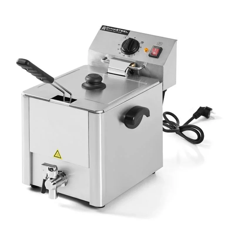 Prix Bas Friteuse Professionnelle 8 L avec Vidange