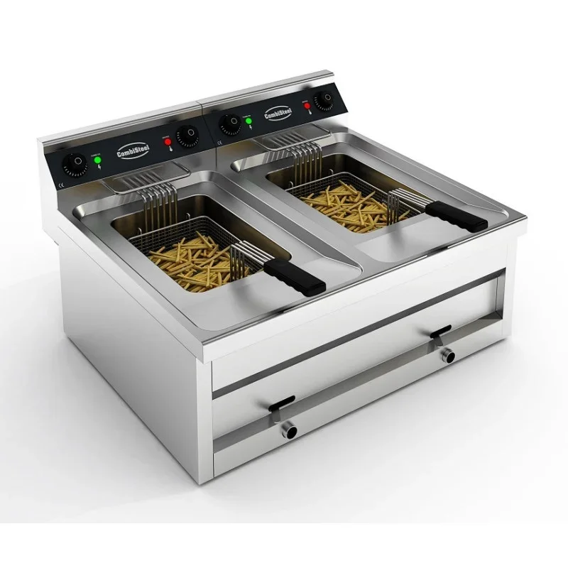 Friteuse Electrique à Poser - 2 x 12 L Certifié