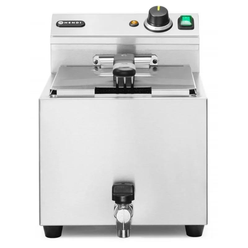 Friteuse avec Robinet de Vidange Profi Line - 10 L - 400 V Retour Gratuit