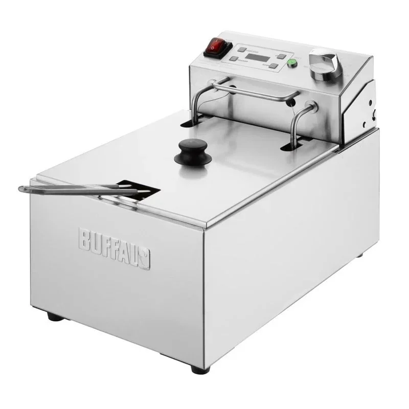 Prix Réduit Friteuse Électrique Simple avec Minuterie Buffalo - 5L