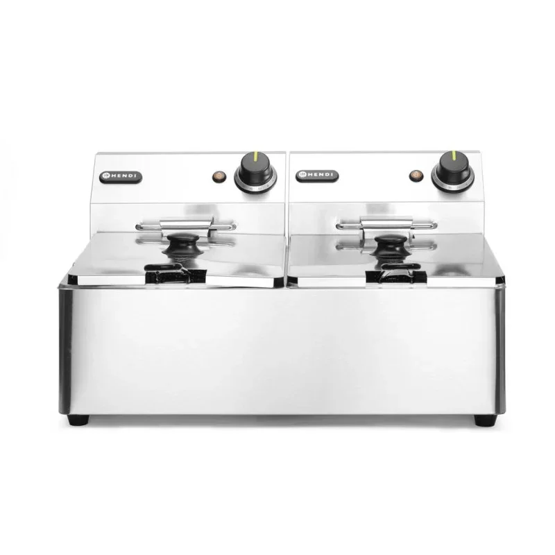 Friteuse Kitchen Line - 2 x 6 L Satisfait Ou Remboursé