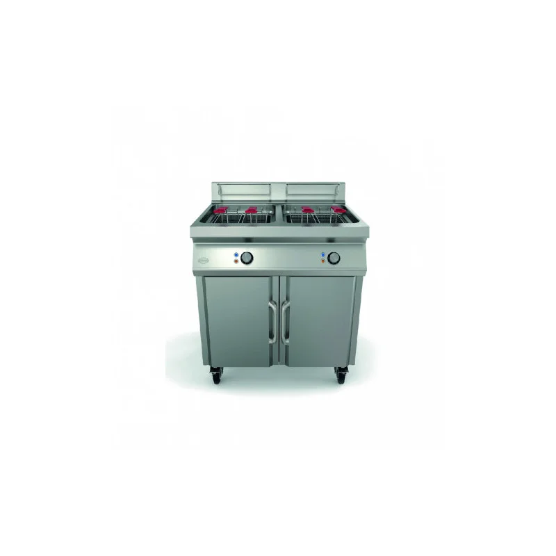 Dernier Modèle Friteuse Électrique Haut Rendement 2 x 14 L