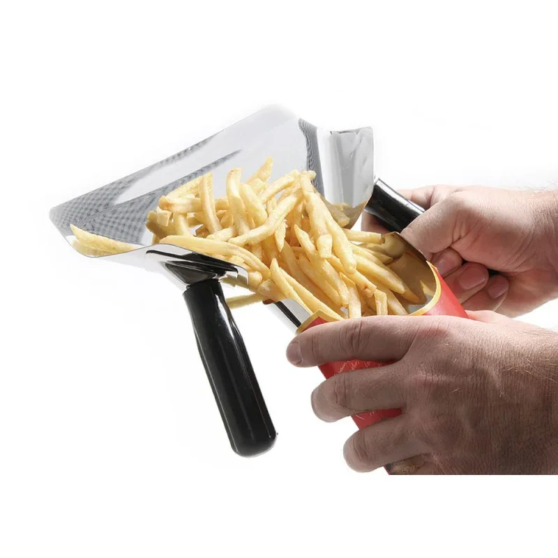 Pelle à Frites Inox avec Poignées Amovibles - 230 x 200 mm Bon Plan