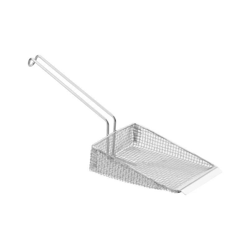 Usine Directe Pelle à Frites en Inox - Double Grillage - 225 x 175 mm