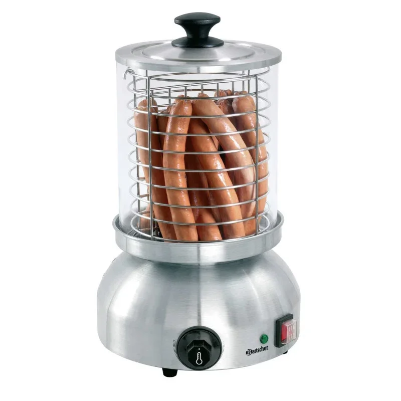 Bon Marché Chauffe Saucisses avec Socle Rond