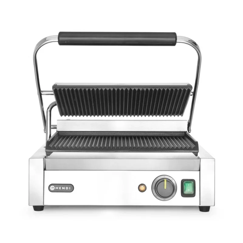 Produit De Marque Grill de Contact "Panini" - Plaques Rainurées - 340 x 230mm