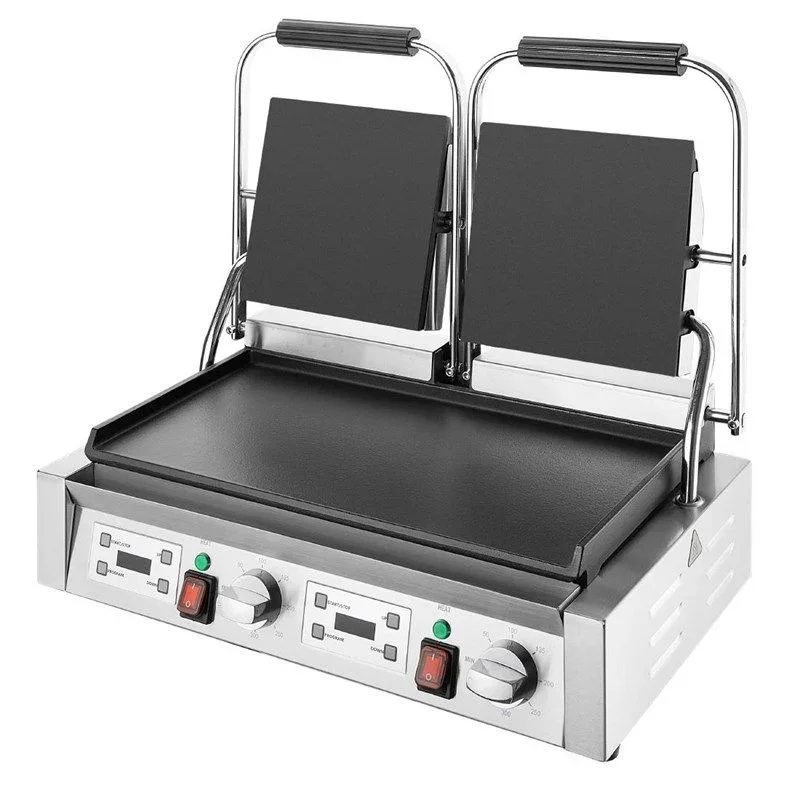 Grill De Contact Double Lisse/Lisse Pas Cher