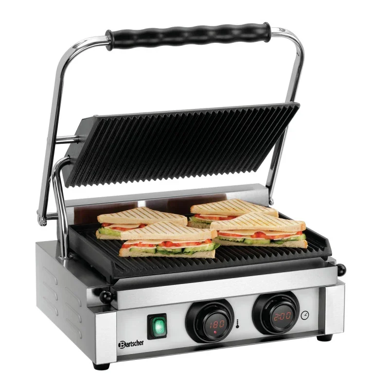 Authentique Grill Panini de Contact - Plaques Rainurées