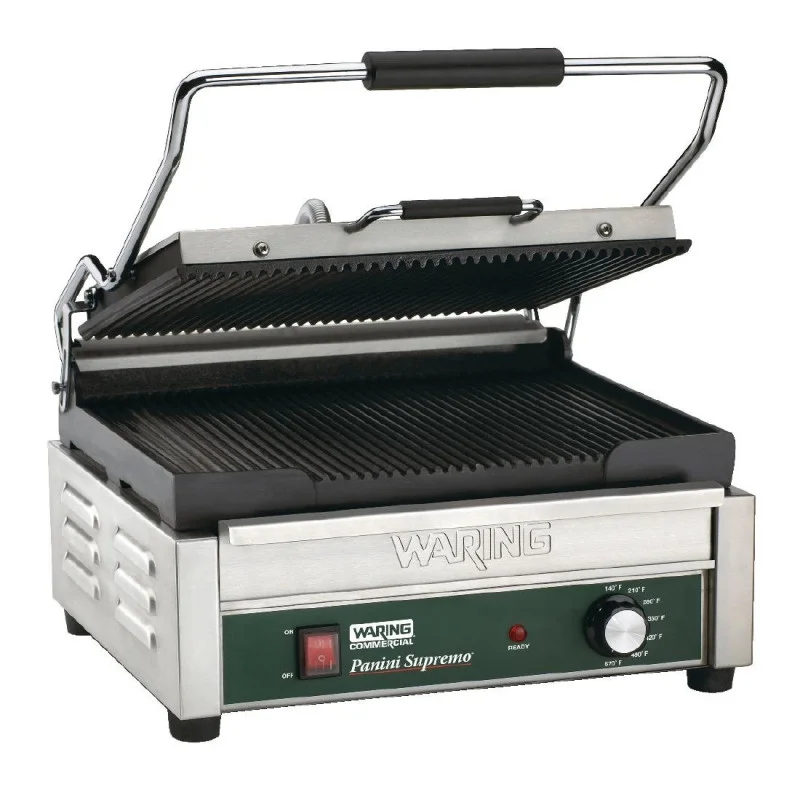 Paiement Sécurisé Grill Panini - Plaques Rainurées