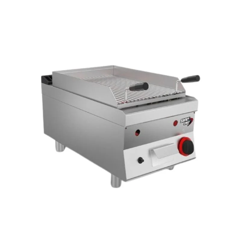 Grillade Pierre de Lave Gaz - L 400mm Expédition Rapide