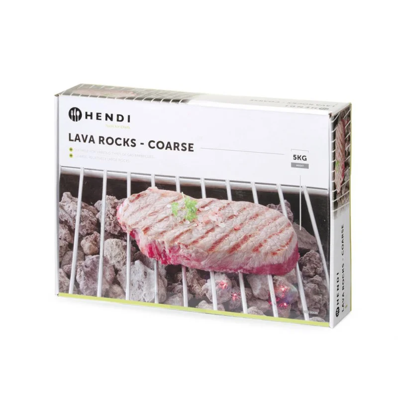 Pierres de Lave pour Barbecue à Gaz Professionnel - Gros Calibre - sac de 5 Kg Commande En Gros