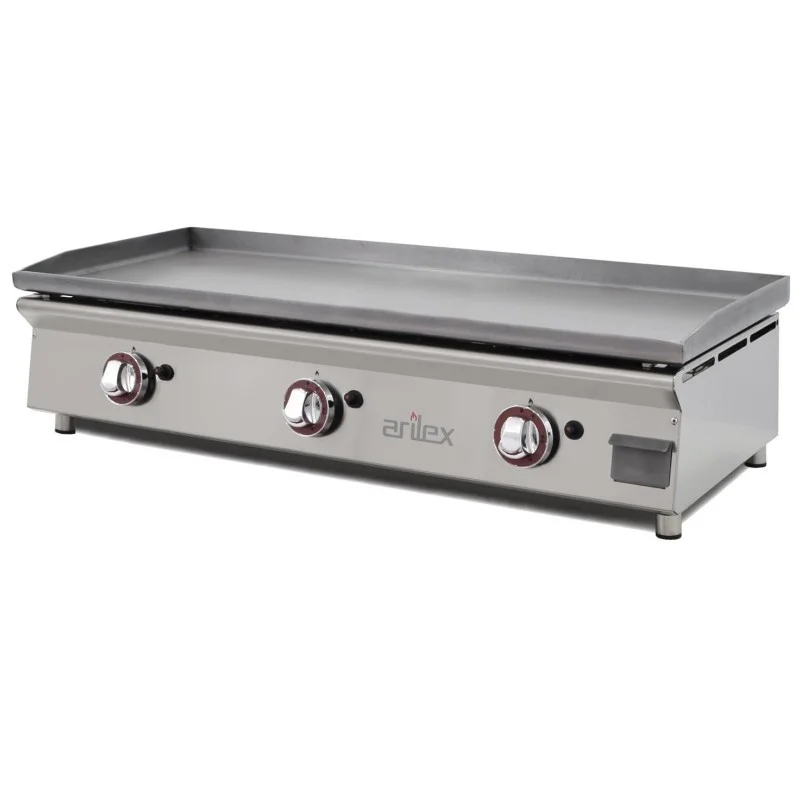 Plancha à Gaz Lisse Acier 6 mm - 100 cm Meilleur Choix