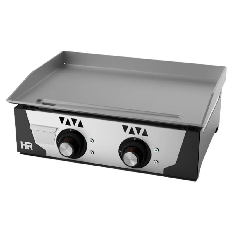 Plancha Electrique en Inox - 6 mm d'épaisseur - 600 x 470 mm Populaire