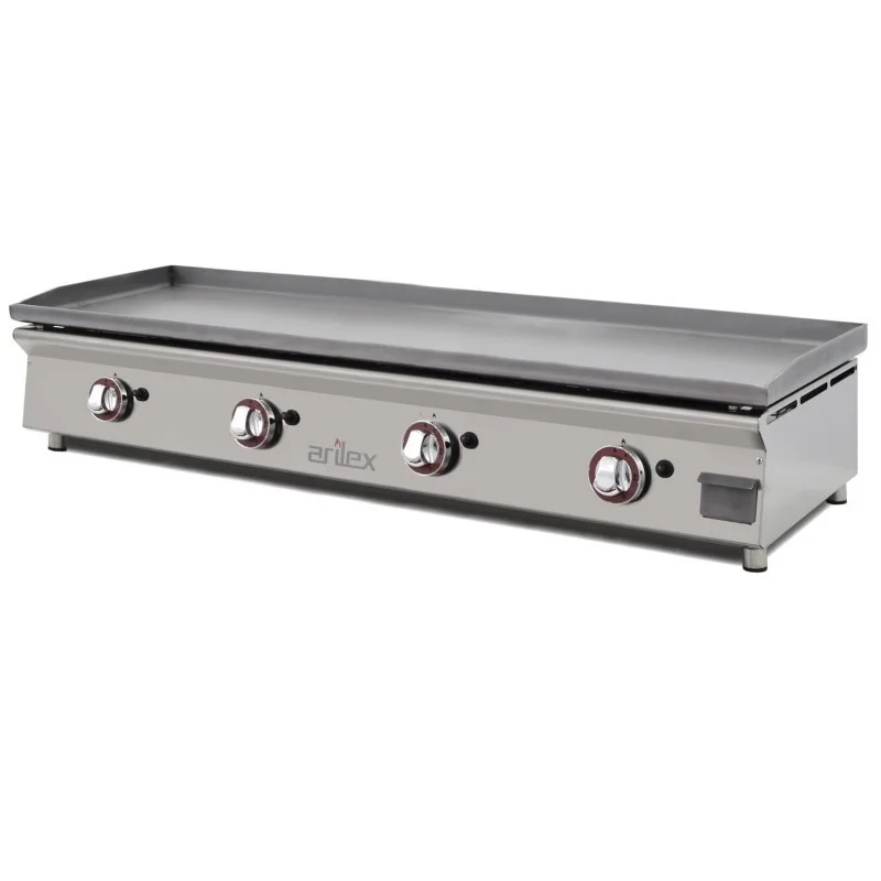 Plancha à Gaz Lisse Acier 6 mm - 120 cm Certifié